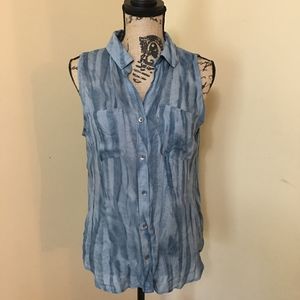 Sleveless Collared Tunic